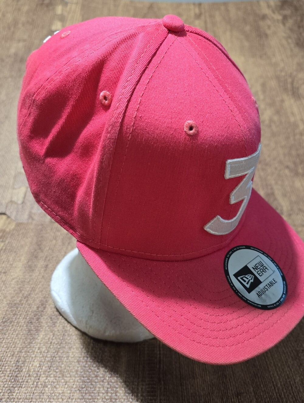 Chance The Rapper 3 New Era Cap Snapback Hat Pink 100% Authentic - Picture 4 of 5